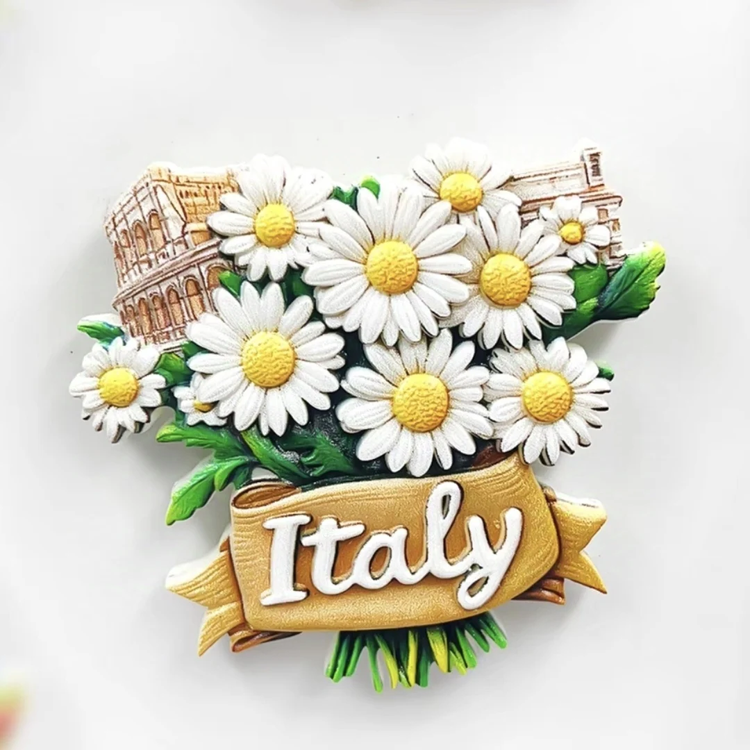 Europe Italy Florence Venice Resin 3D Fridge Magnets Tourism Souvenir Refrigerator Sticker Handicraft Gift Decoration