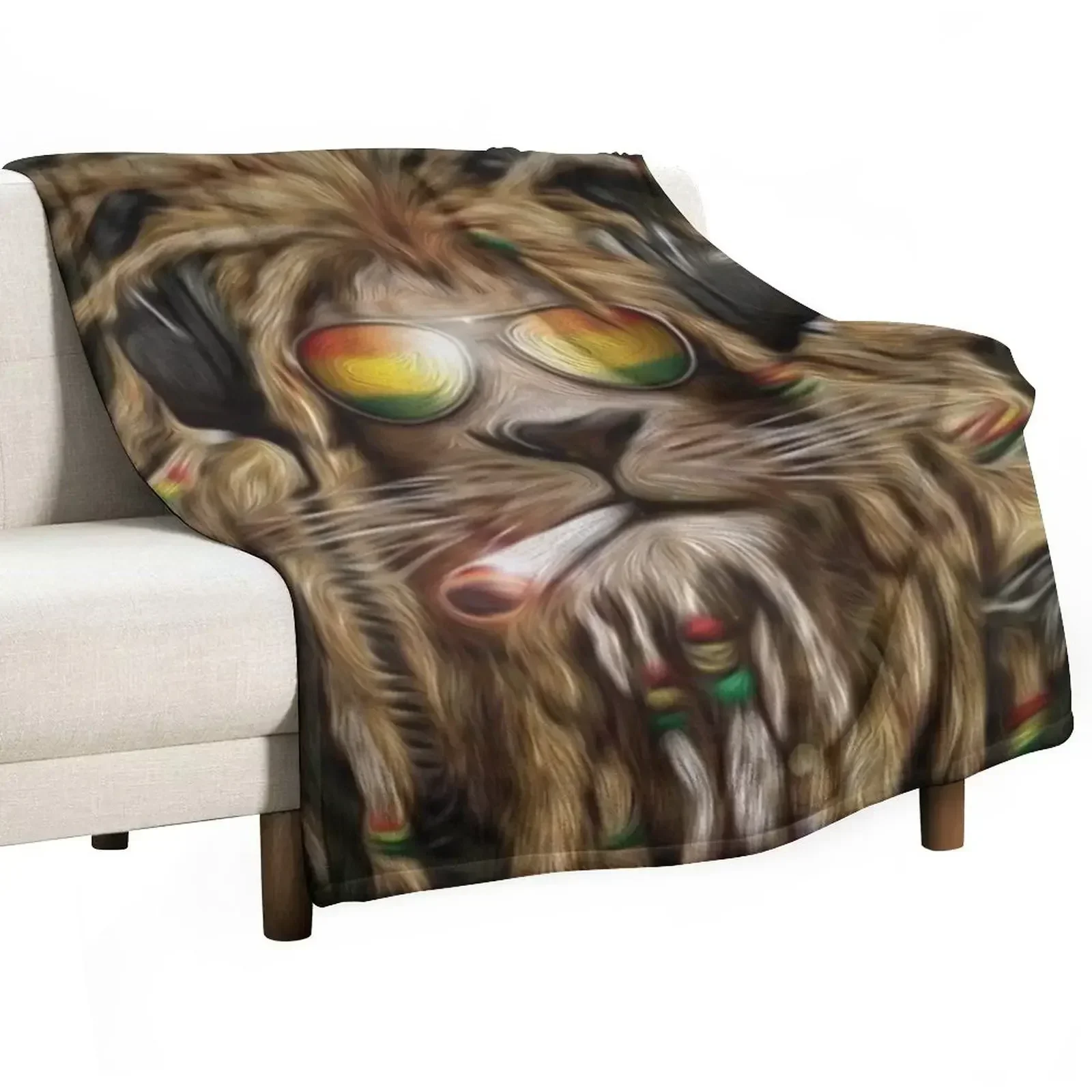 RASTA LION Throw Blanket christmas gifts blankets ands Blankets