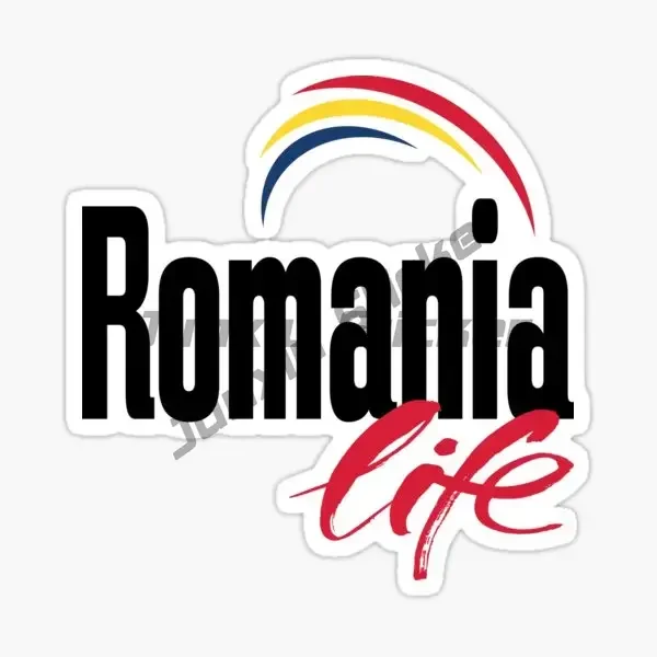 Romania GR Flag National Emblem Stickers Van Bicycle Wall Room Table Helmet PVC Decal