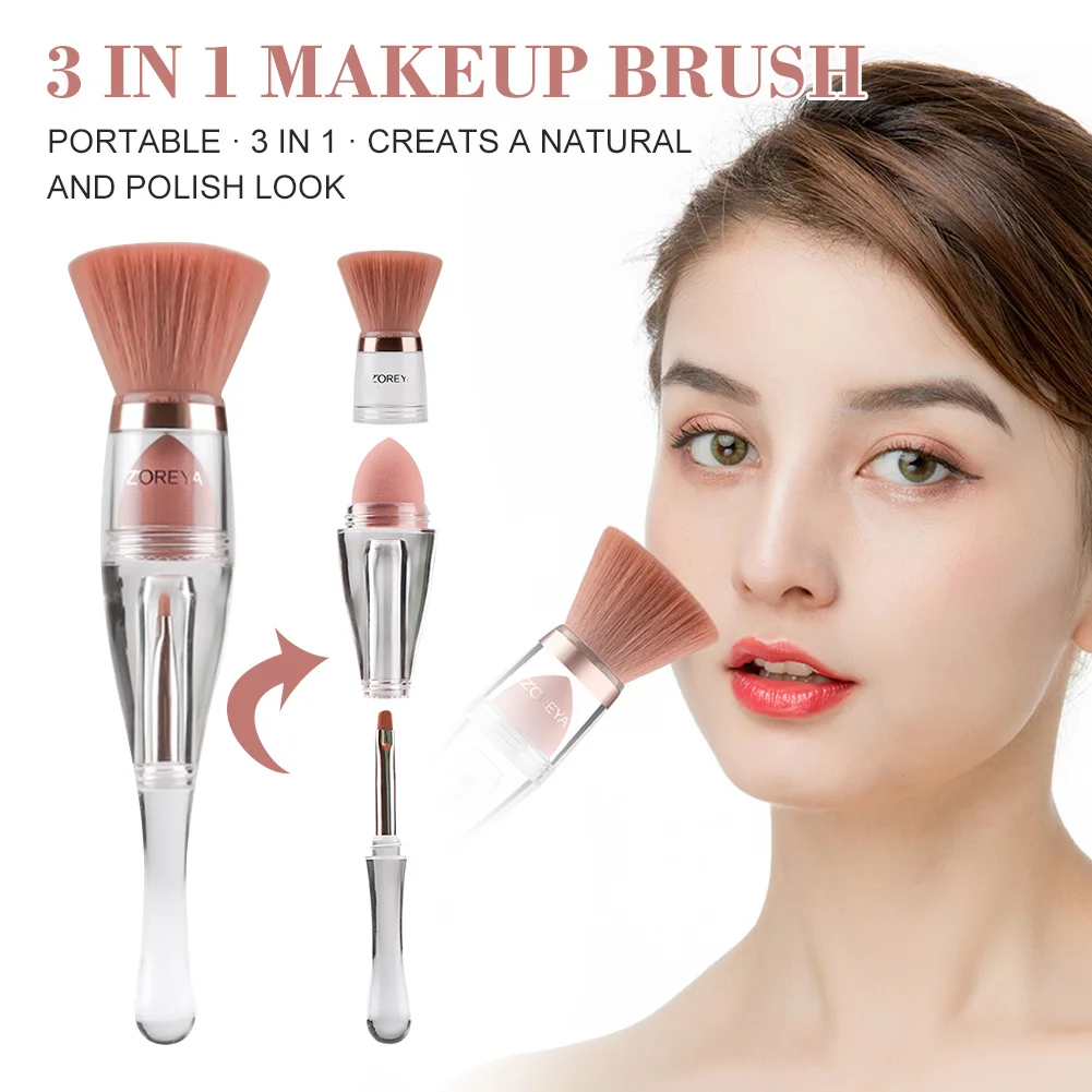 

Щетка для пудры и губ, 3 в 1