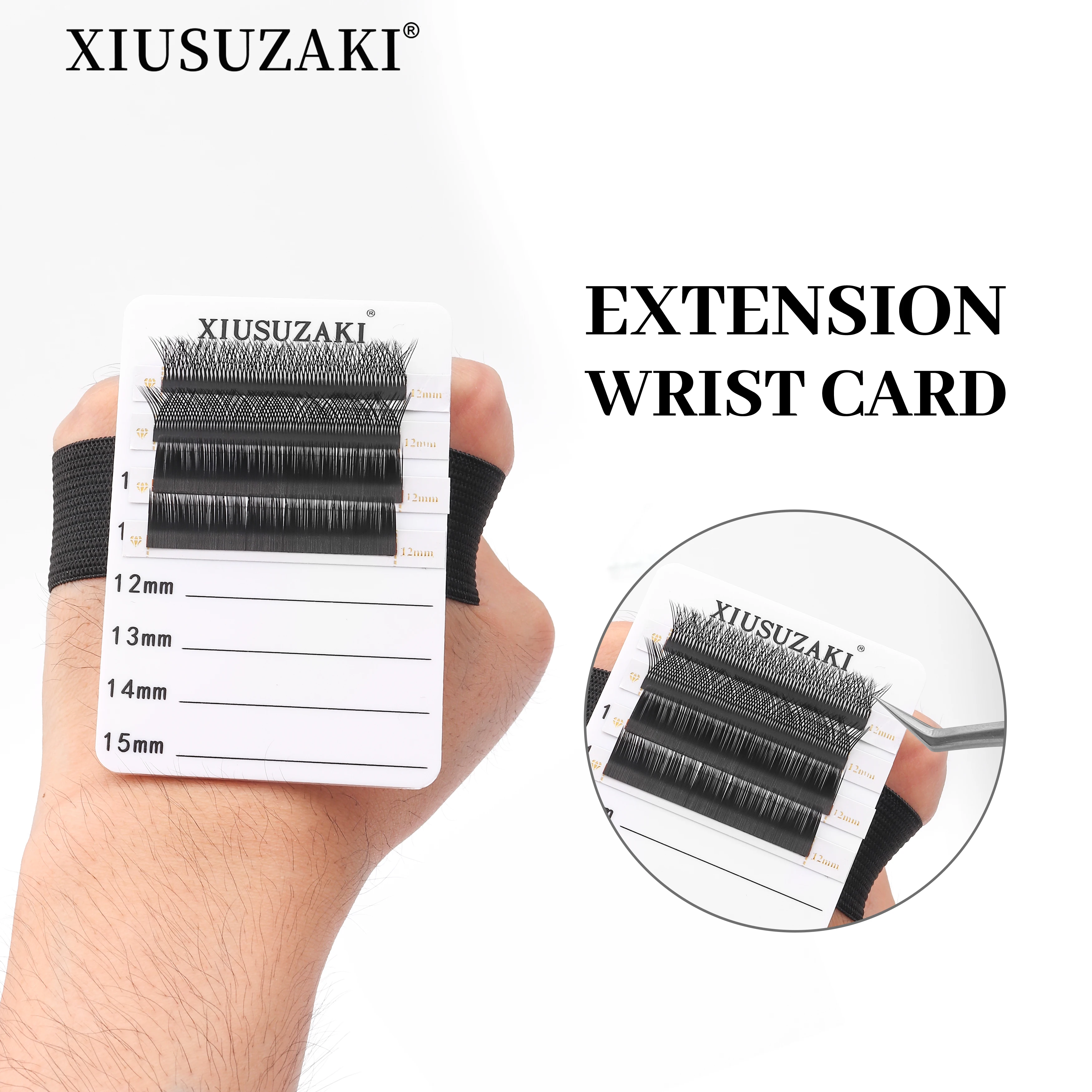 XIUSUZAKI plastic platform for eyelash extension lash holder and glue holder makeup tools held pallet for eyelash extension