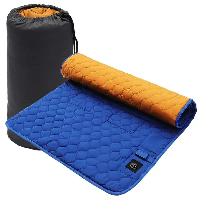 

USB Heating Camping Sleeping Pad Heated Cushion Cold Resistant 3-Level Temperature for Outdoor Camping Tent Use