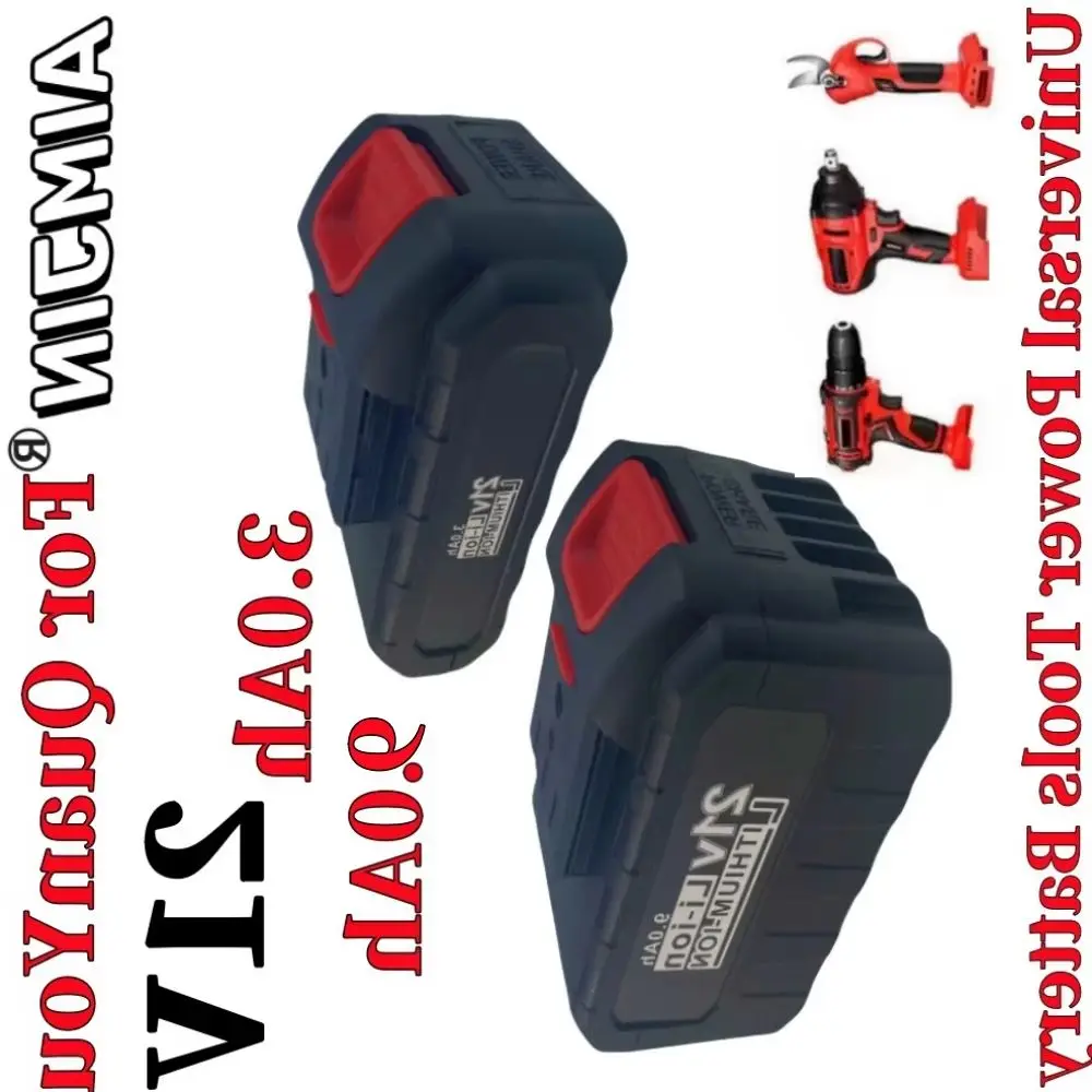 Universal 21V Lithium Battery Pack for Electric Wrench Air Cannon Machine Quanyou Chainsaw Power Tools