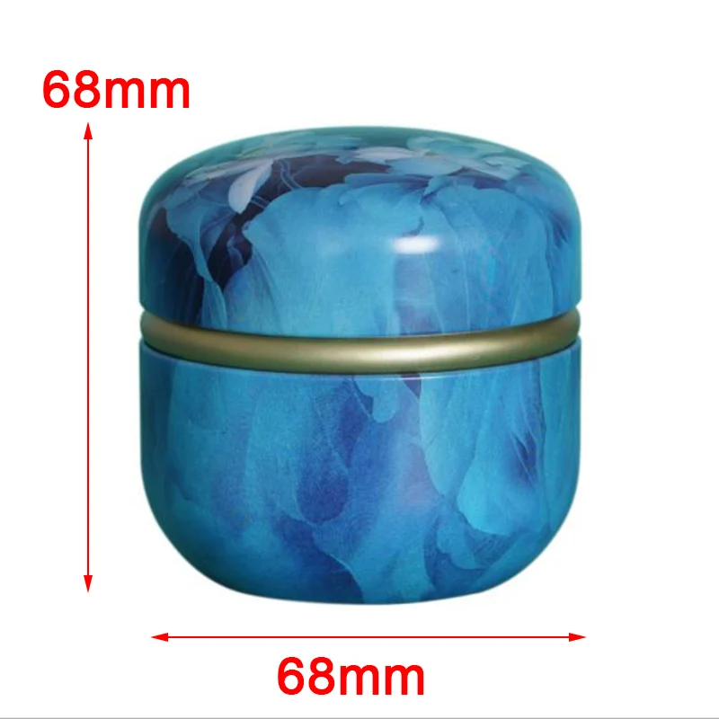 Tea Caddy Iron Delicate Small Japanese Style Tea Canister Storage Box for Home