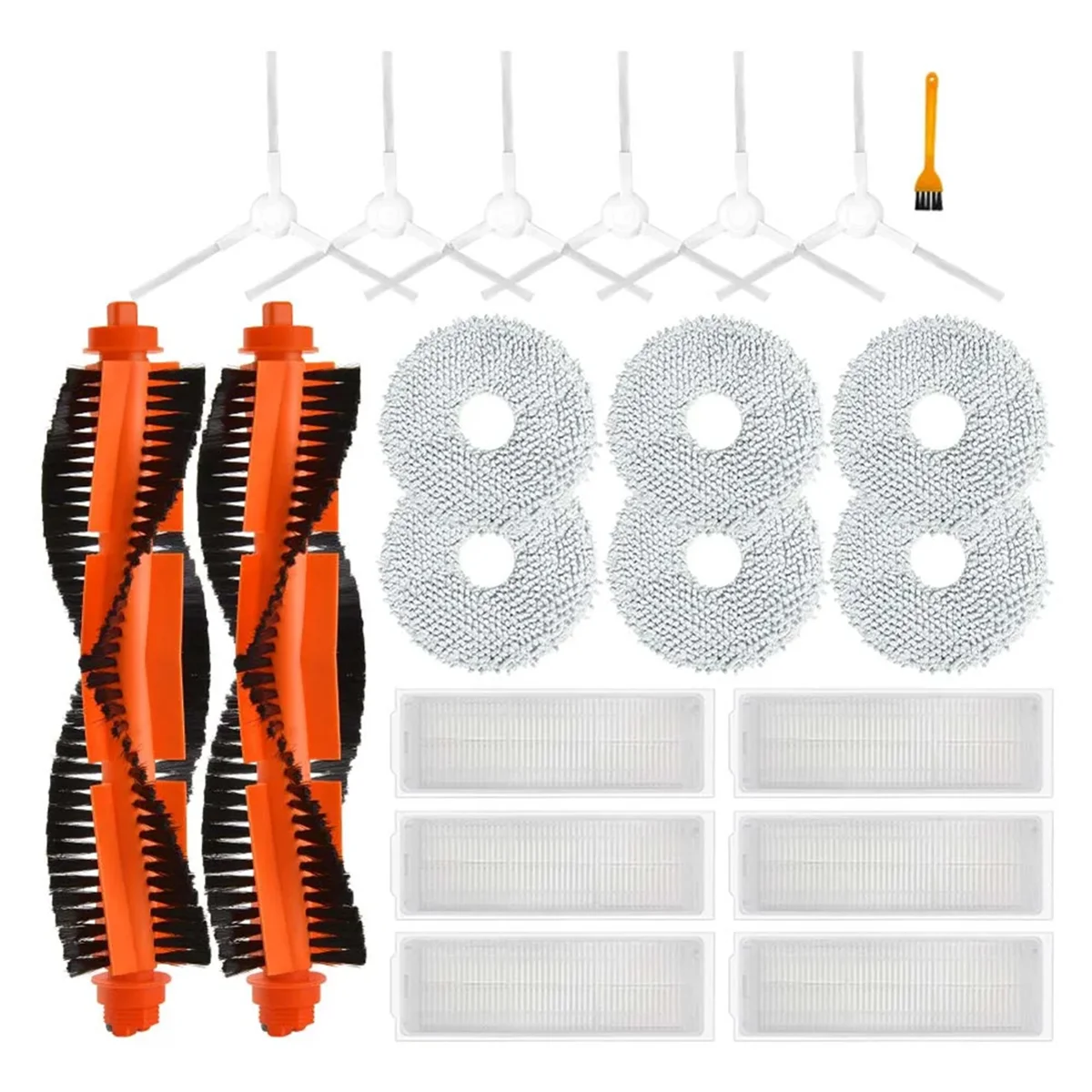 

A76Z для самоочищающегося робота 2 C101, робот-пылесос, основная боковая щетка, фильтр Hepa, швабра, тряпка, аксессуары