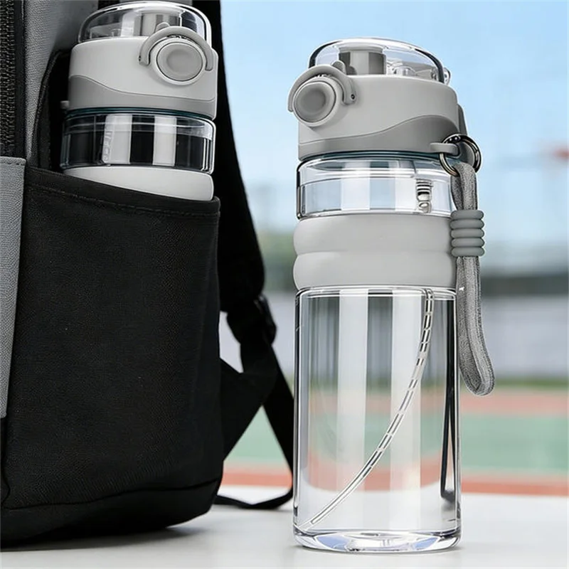 1PC 800ml Spray Water Bottle Leak-Proof Portable Sports Cup for Outdoor Travel Fitness Cycling Summer Cooling Spray Cup