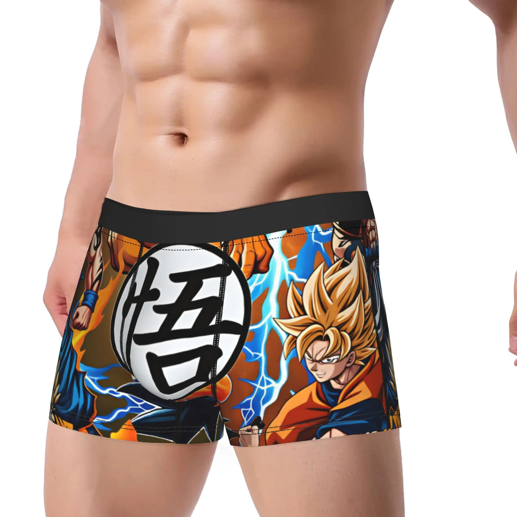Dragon Balls  Underwear  Custom DIY Boxer Shorts High Quality Man Underpants Breathable Boxer Brief Birthday Present