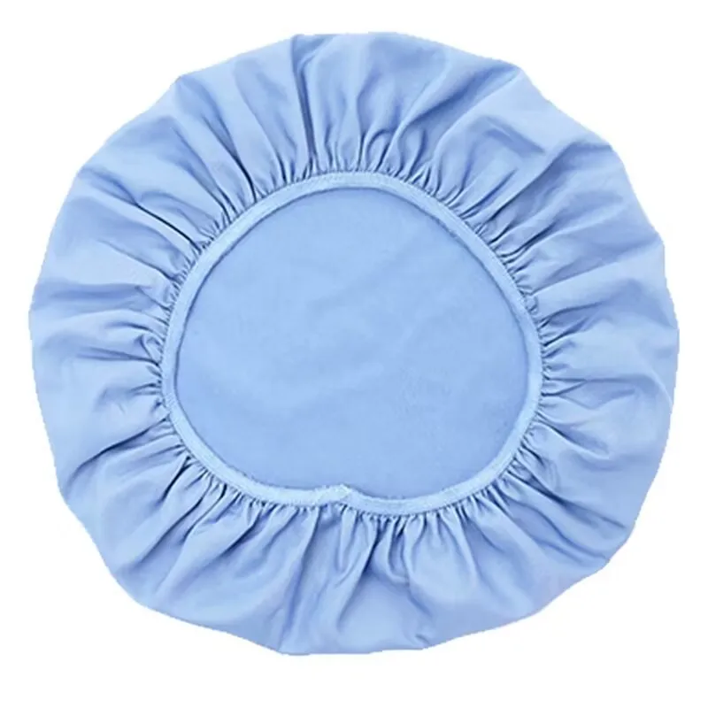 Gorra de taller de malla transpirable elástica azul, gorro de Chef antigrasa para restaurante, cocina, servicio de alimentos, panadería, trabajo de horneado