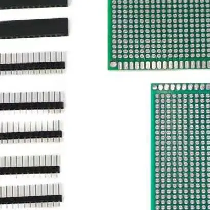 48P Double Sided PCB Board Set FR4 DIY Soldering Circuit Kit With Screw Terminal Pin Header For For Arduino Electronic Projects