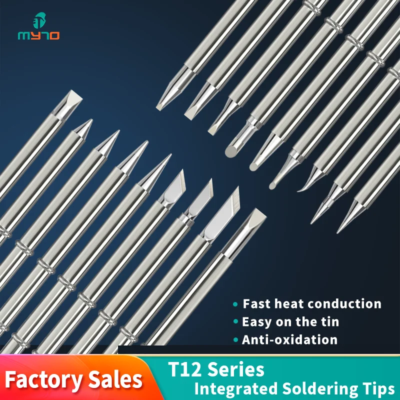 MYTO Factory T12 Series Soldering Iron Tip J I B2 BC3 BCF4 Lead Free Tip Applies To FX-951 Welding Station