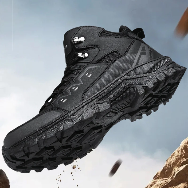 

XG 2025 Men's Waterproof Hiking Shoes Anti-Slip Trekking Boots Outdoor Climbing Sport Sneakers for Men And Women