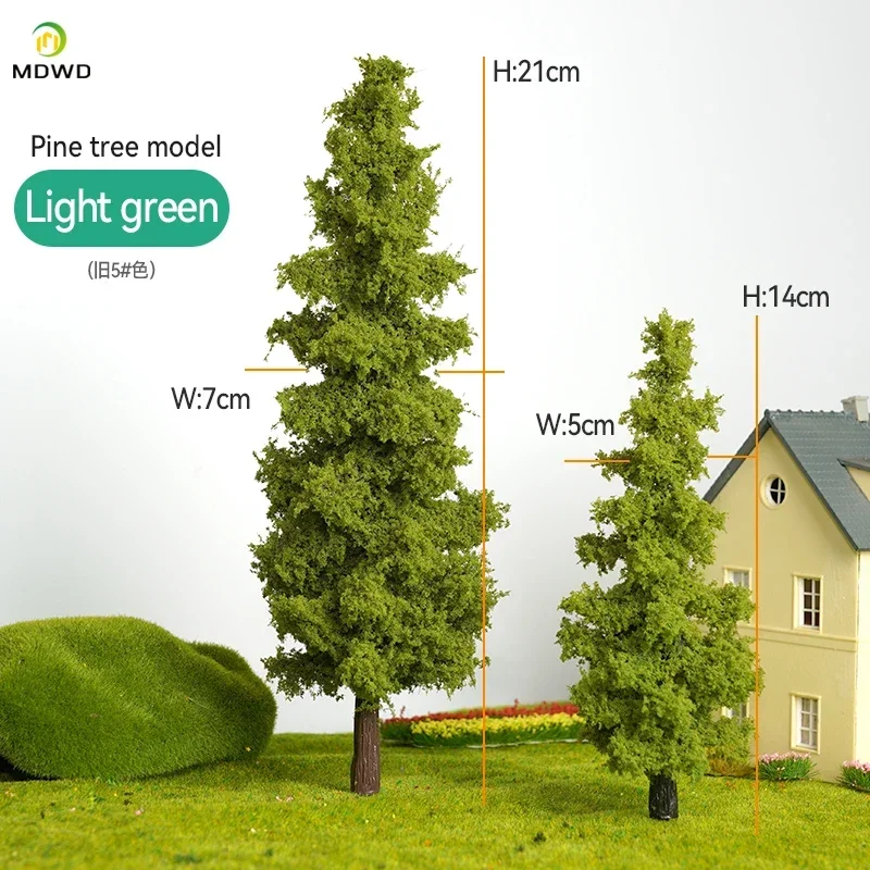 14/21 cm Modeltrein Layout Draadboom Model Simulatie Boom Militaire Zandtafel Materiaal Handgemaakte Diy Landschap Modelboom