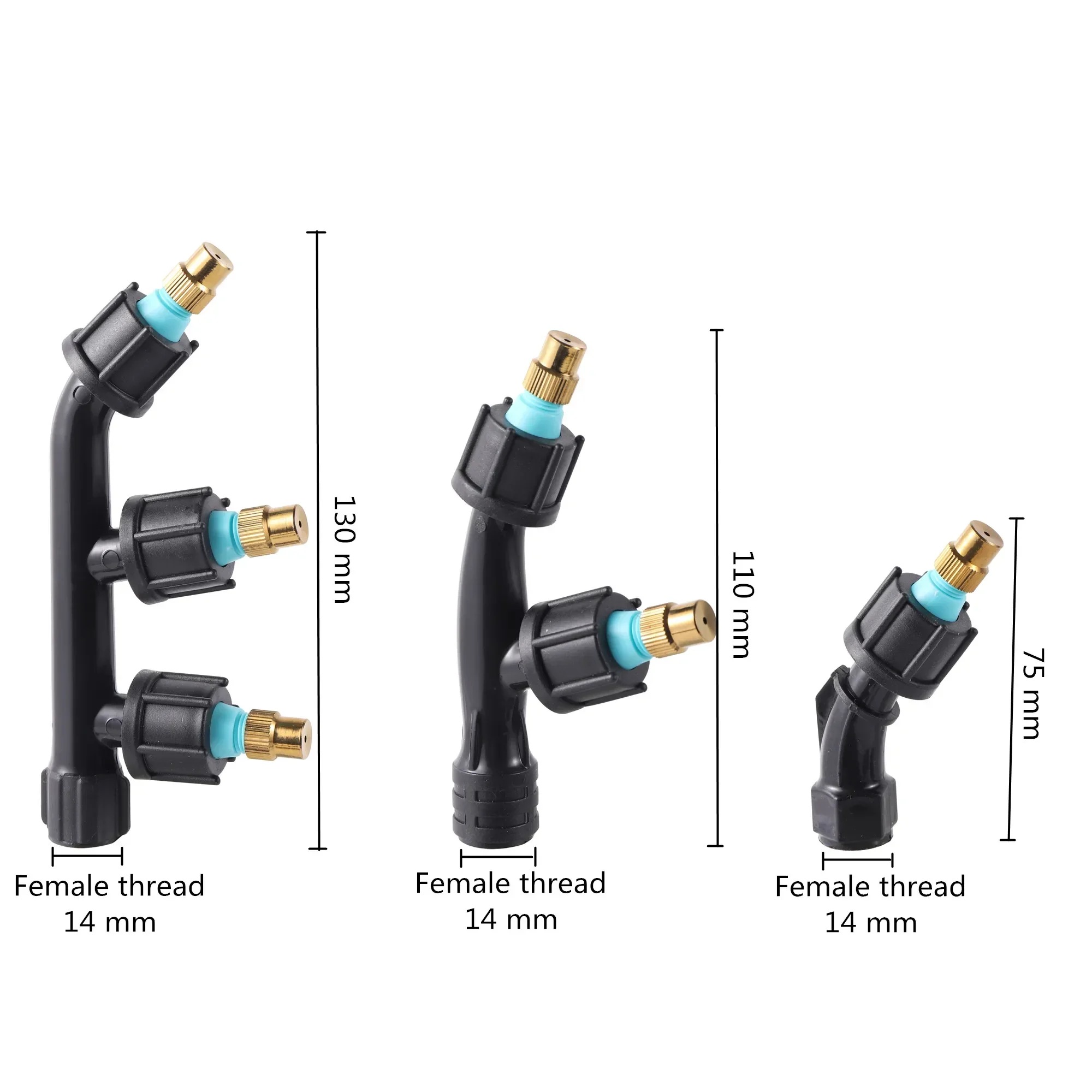 Electric sprayer atomizing nozzle complete set - Specialized for agricultural pesticide application，wind-proof nozzle farmland