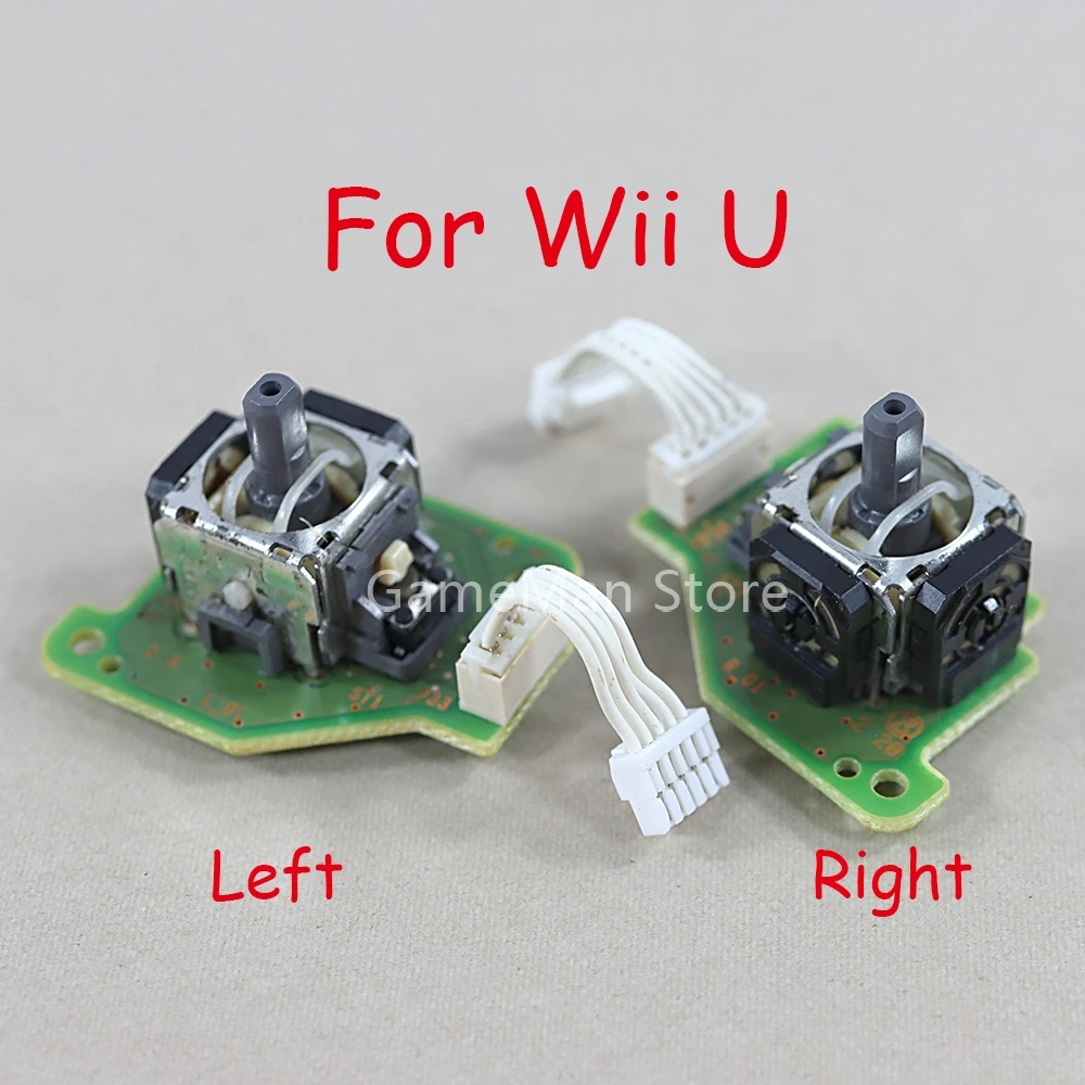 20pcs Original Left Right 3D Joystick With PCB Board For Wii U Gamepad Replacement Parts