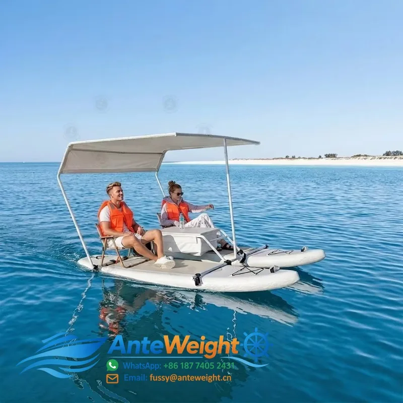 Inflatable Yacht Catamaran Outdoor Power Inflatable Boat Sea Vacation Catamaran Fishing Leisure Vacation Yacht Catamaran Sup