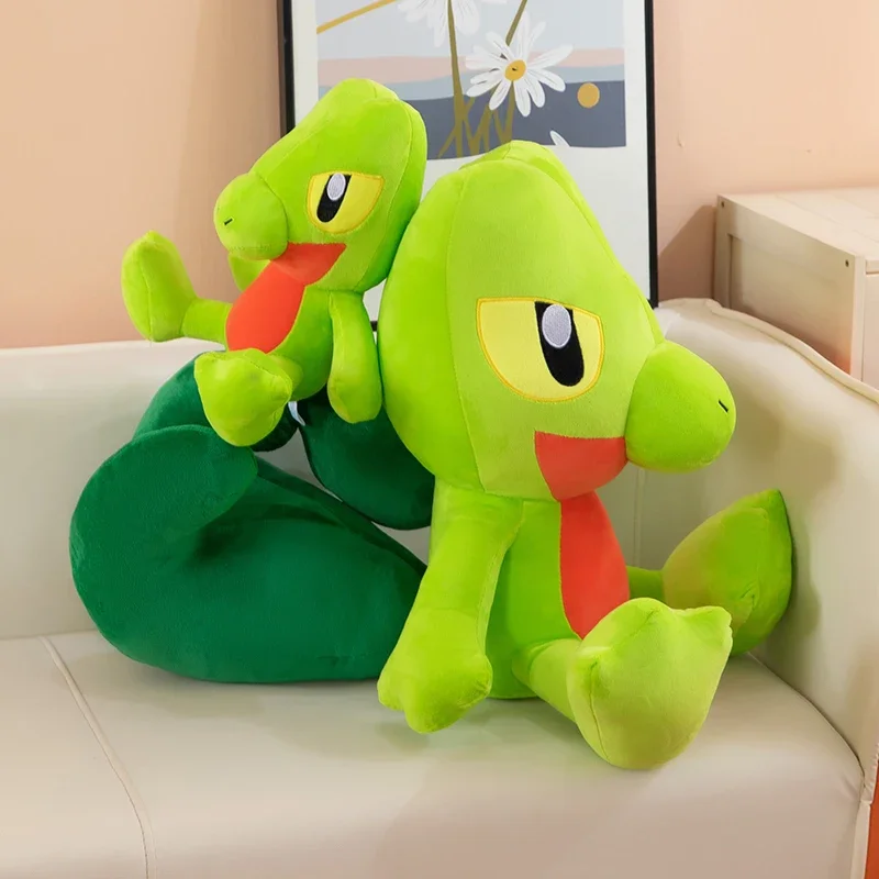 

Pokemon 35-60cm Treecko Plush Toys Stuffed Dolls Cartoon Cute Dolls Kawaii Birthday Christmas Gift for Kids Friends Collection