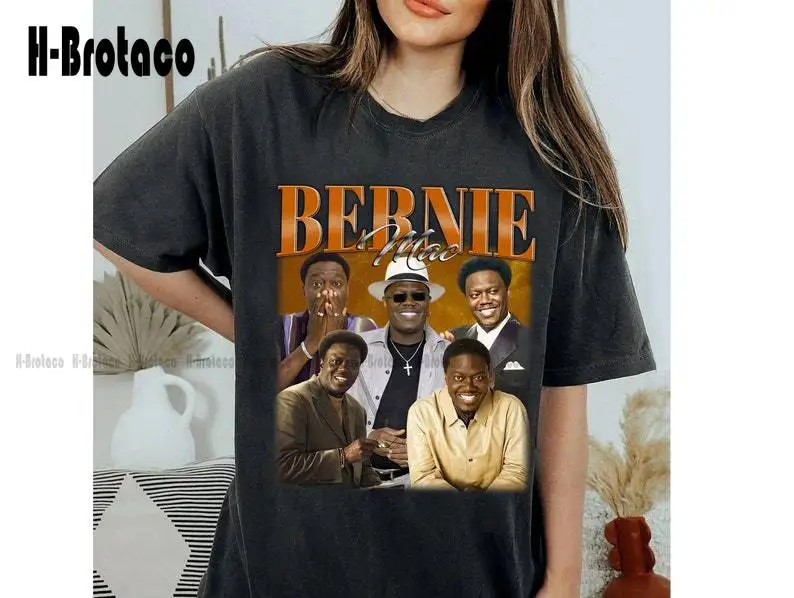 Ограниченная Винтажная Футболка Bernie Mac, рубашка Bernie Mac, рубашка из фильма Bernie Mac, искусственная, подарок на день рождения