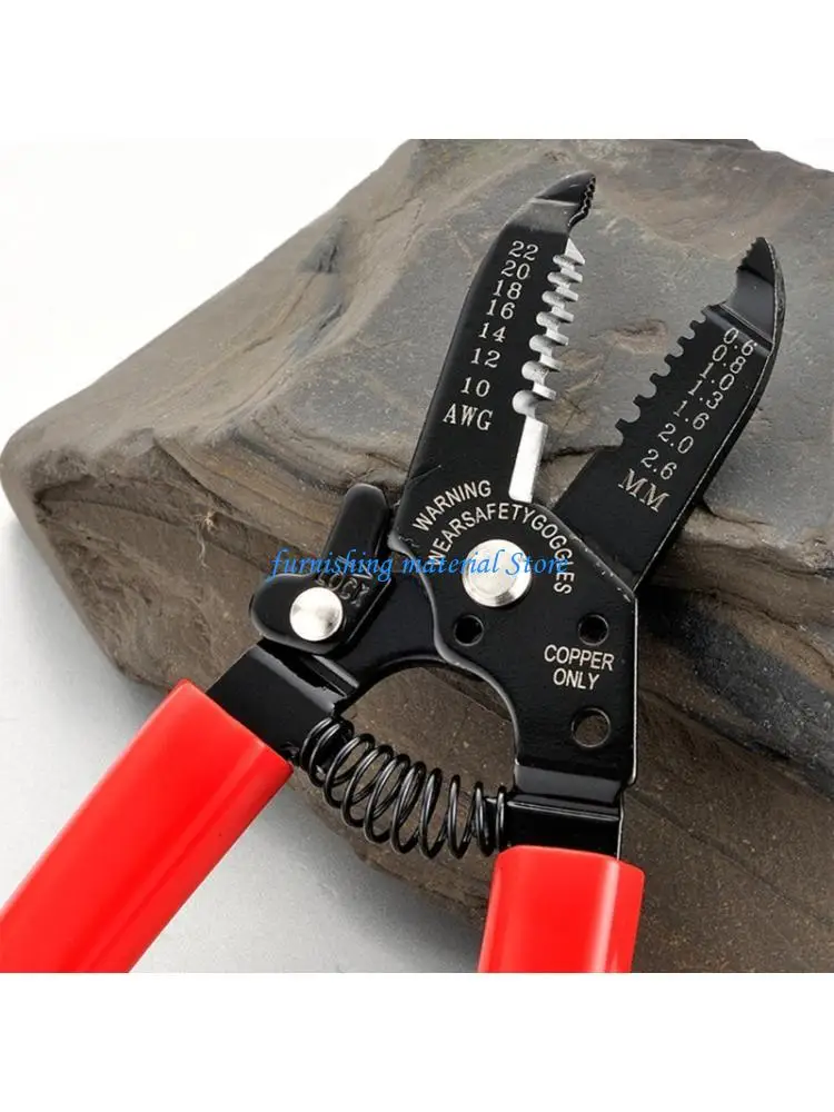 

Y5GD Reliable Wire Stripping Pliers Cable Cutter Tool for Home and Professional Use