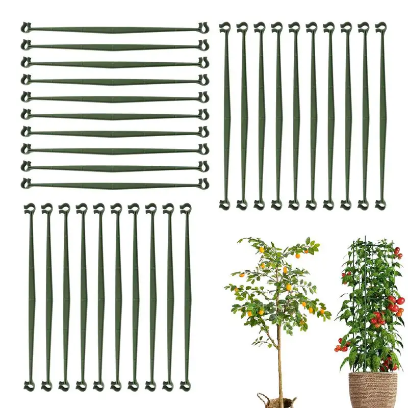 Connecteurs de piquet de tomate, supports de plantes, clips de connecteur en treillis, cadre d'escalade de plantes, connecteurs extensibles en treillis, plante, 30 pièces