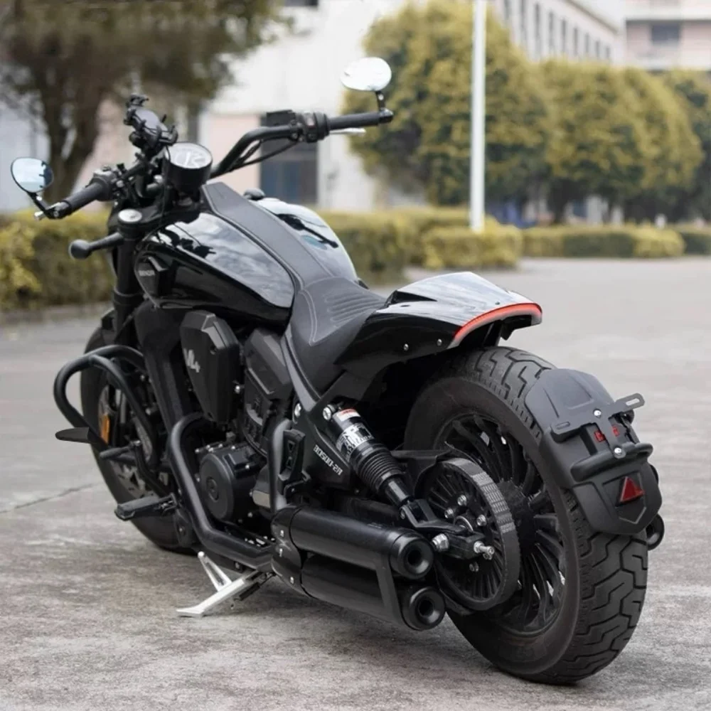 For BENDA Dark Flag 500 short tail rear fender BD 500 dark flag integrated taillight license plate bracket accessories