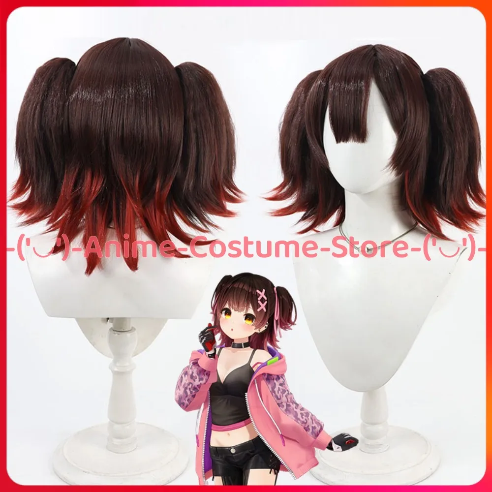 

Virtual VTuber Roboco Cosplay Wig Ponytail Anime Character Halloween Carnival Party Costume Wigs Heat Resistant Synthetic Hair