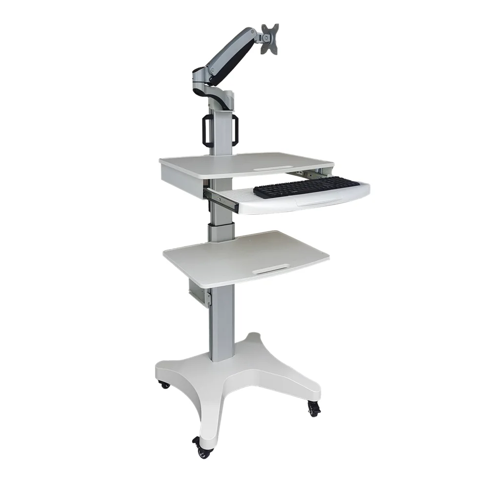 

Mobile Medical Cart Laptop and Computer Nurse Cart Medical Monitor Cart Dental Trolley