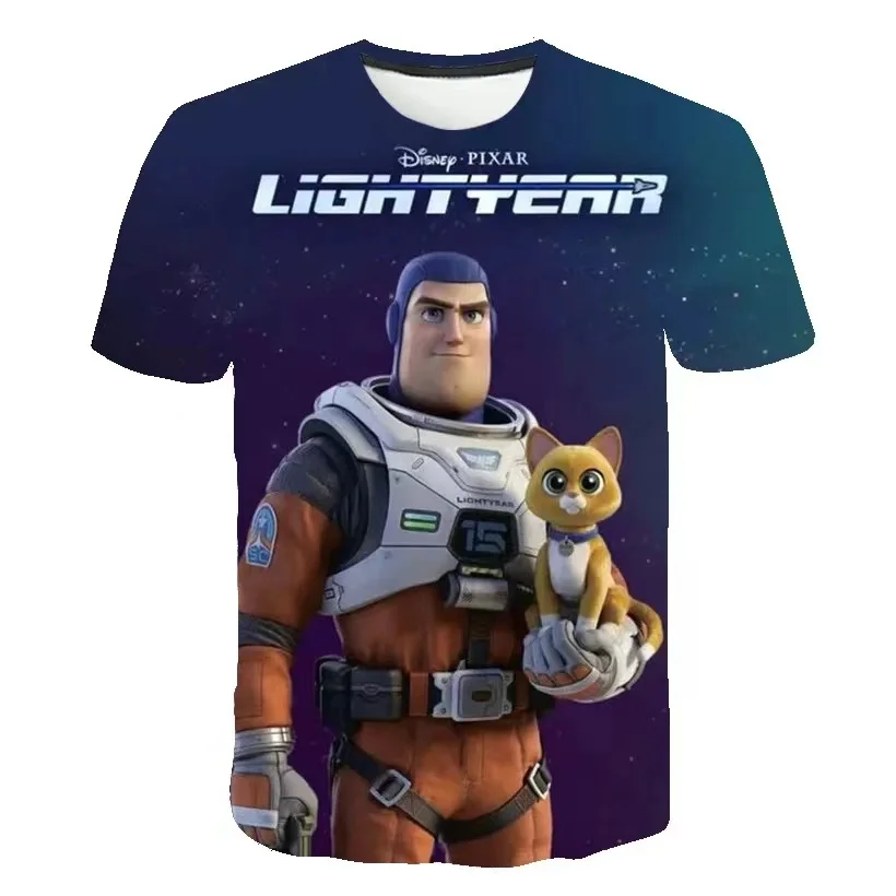 

Personalized American Handsome Toy Story Cartoon T-shirt Children's Cartoon Animation Pattern Girls Boys Fashion Short Sleeves