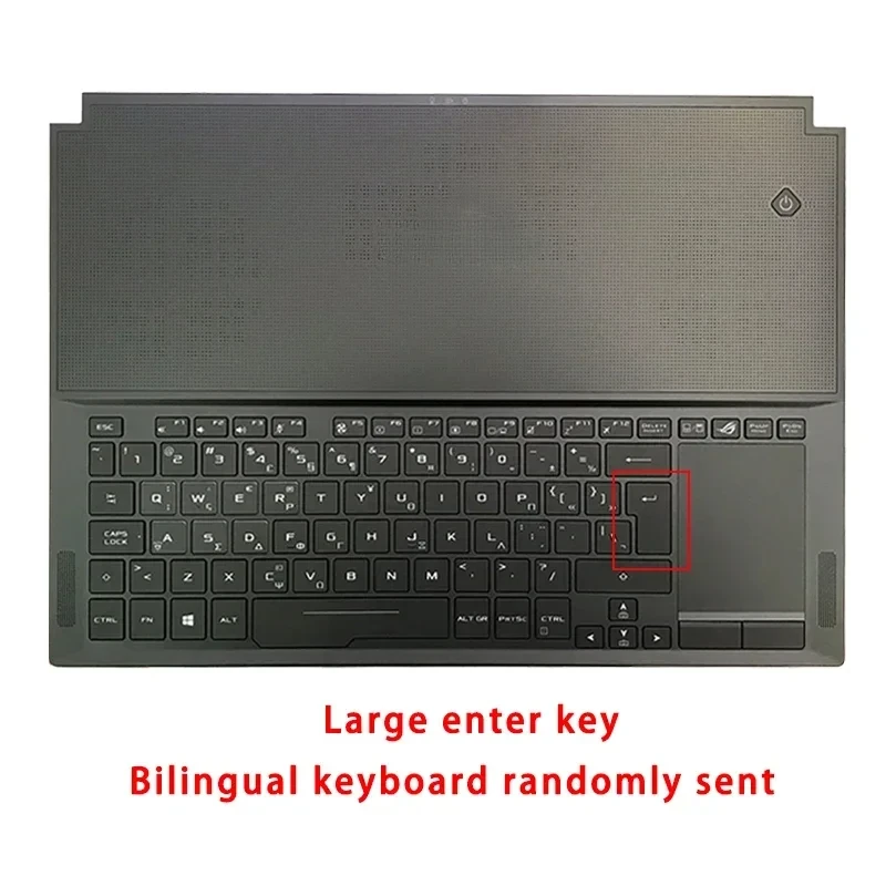 

WAF New For ROG GX501 GX501V GX501VI GX501VIK GX501VS;Replacemen Laptop Accessories Palmrest/Keyboard With LOGO TAN