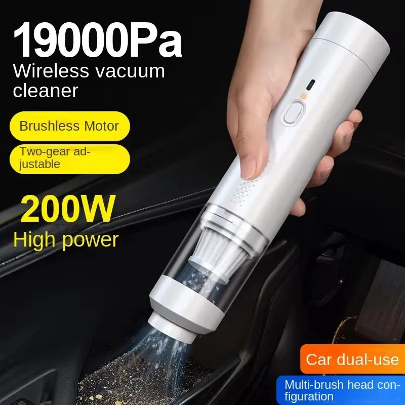 

1 Portable Car Vacuum Cleaner Handheld Brushless Vacuum Cleaner Wireless Dust Collector Suction and Blowing Pet Suction