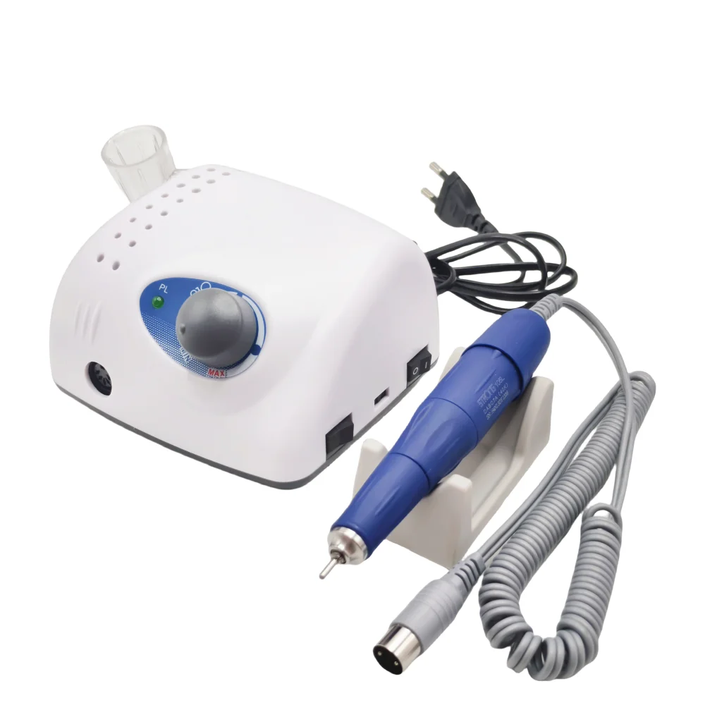 STRONG 210 65W 40000RPM เจาะเล็บ STRONG 105L เล็บเครื่องสําหรับเครื่องตัดมิลลิ่งภาษาโปลิชคําบด Pedicure เครื่องเจาะเล็บ