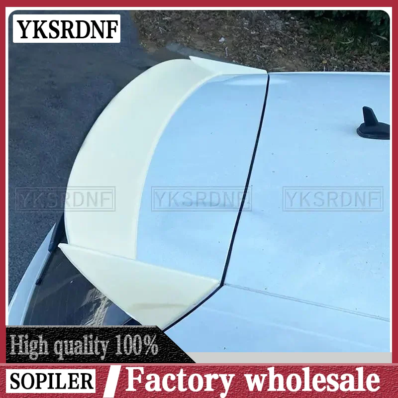 VOTEX Style Scirocco Glossy Black And Carbon Fiber Rear roof Lip Wing spoiler For Volkswagen VW Scirocco 2009 - 2019 (Not For R)