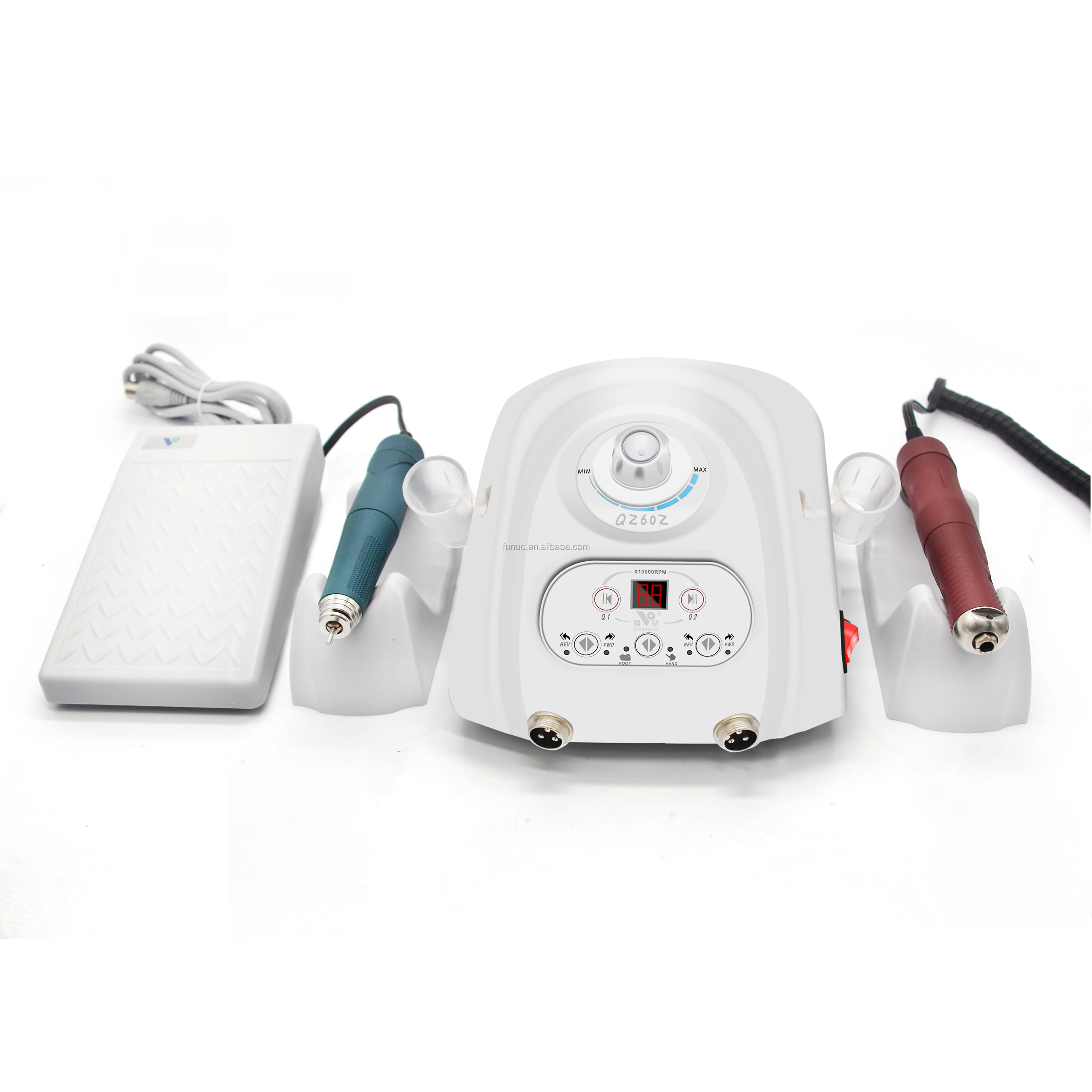 2026 Hoge Duurzaamheid Micromotor Borstelloze Sieraden QZ60Z 107 Dual-lock FN207C Handstuk Sieraden Grinder Polijstmachine