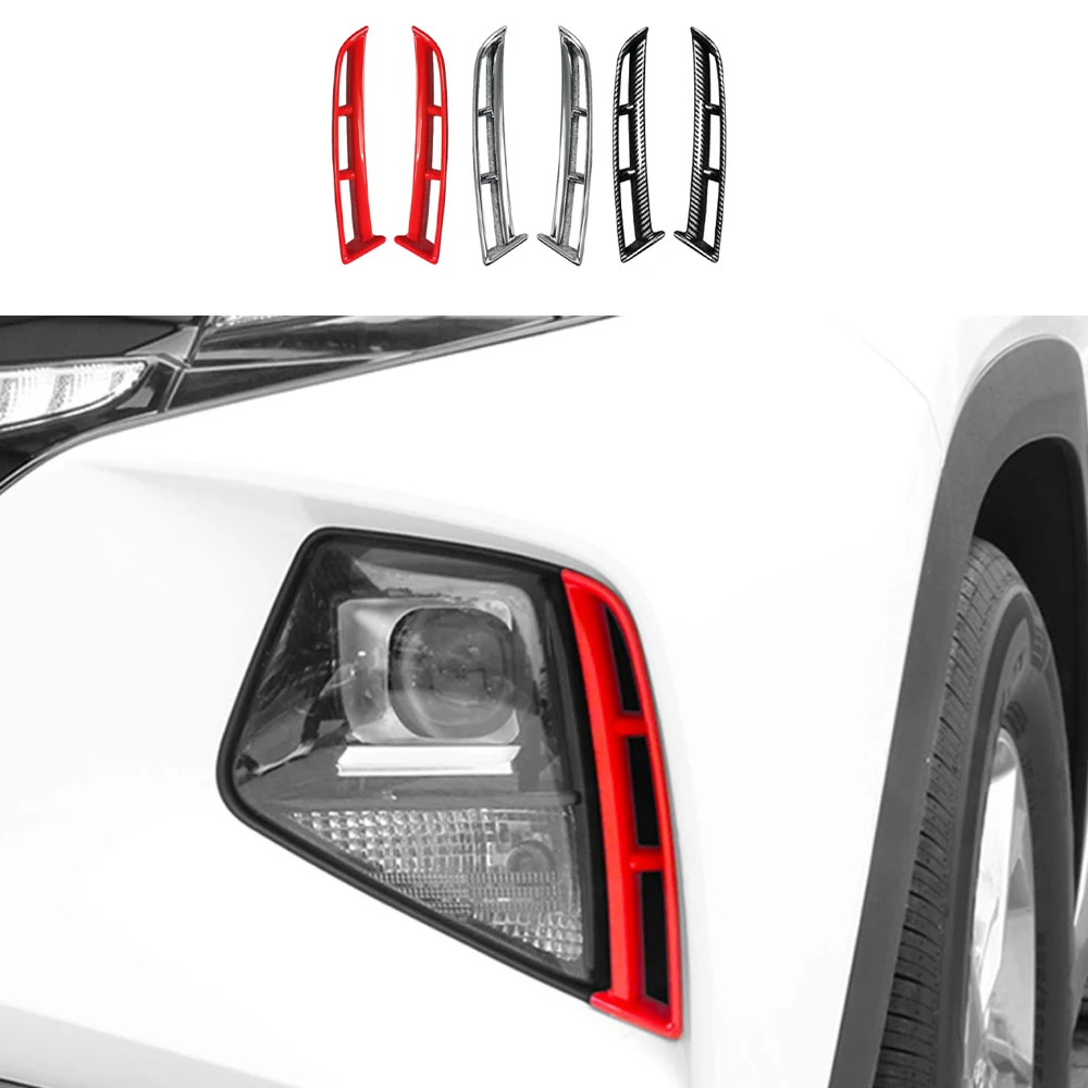 

For Hyundai Tucson NX4 2022 2023 2024 Silver Red Front Bumper Cover Fog Light Frame Trim Accessories LHD/RHD ﻿