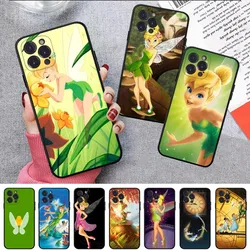 Disney Art Tinkerbell And Peter Phone Case For iPhone 15 14 11 12 13 Mini Pro XS Max Cover 6 7 8 Plus X XR SE 2020 Funda Shell