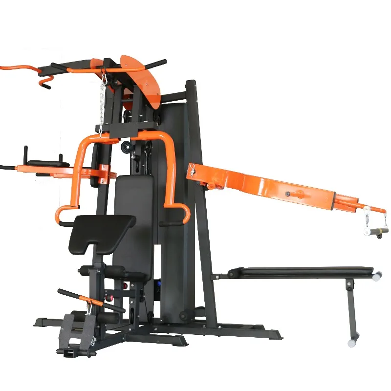 

Home Multi-Gym Fitness Equipment, Large Combined Strength Comprehensive Trainer with Multi-Function