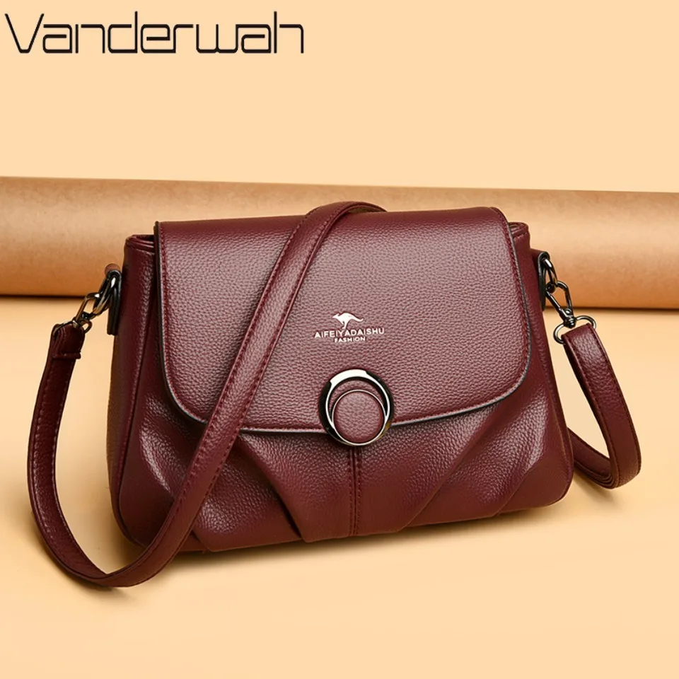 

Высококачественные оригинальные женские сумки через плечо из мягкой искусственной кожи, модные дамские сумочки, люксовые женские сумки 2026