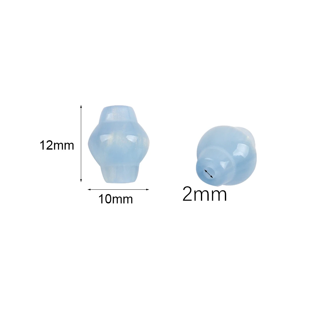 

20pcs 10x12mm Bling Starry Sky Color Lantern Resin Beads For Handmade Diy Bracelets Earring Necklace Jewelry Making Materials