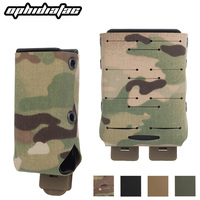 OPHIDIANTAC Lightweight Small 5.56/7.62/9mm Storage Molle Mounted Built-in Splint Waist Vest Accessory Pack Hunting Gear