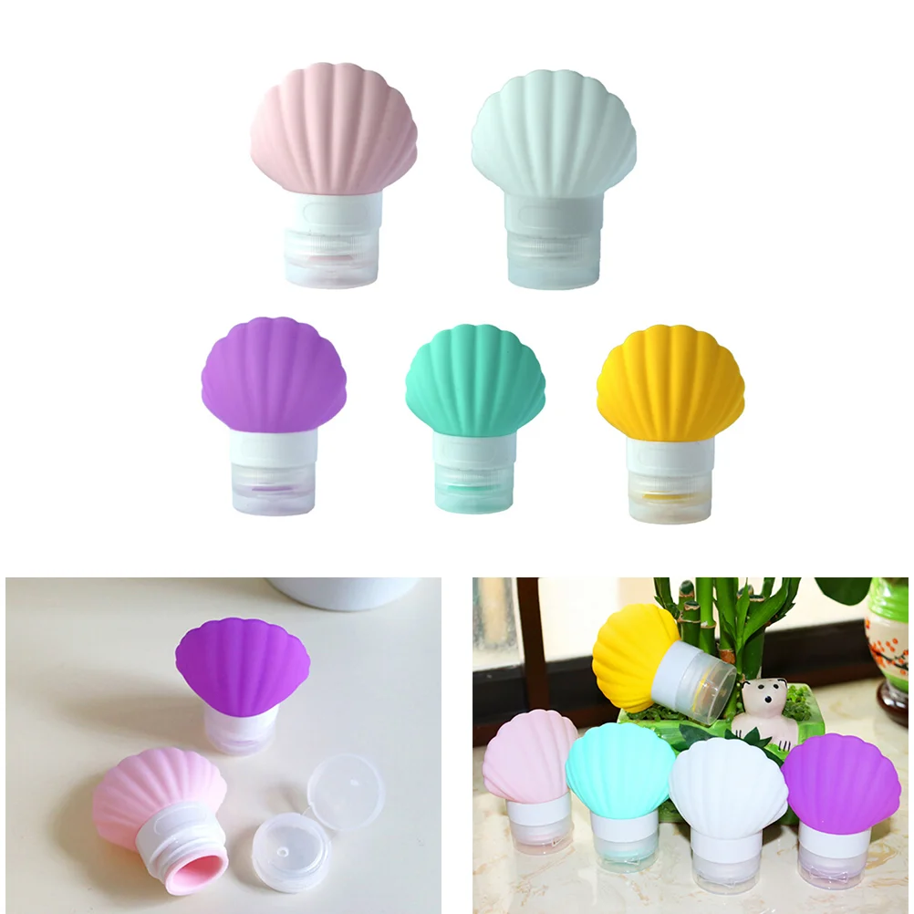 5 Pcs Practical Travel Bottles Collection Container Luggage-sized Packaging Containers Purse-sized