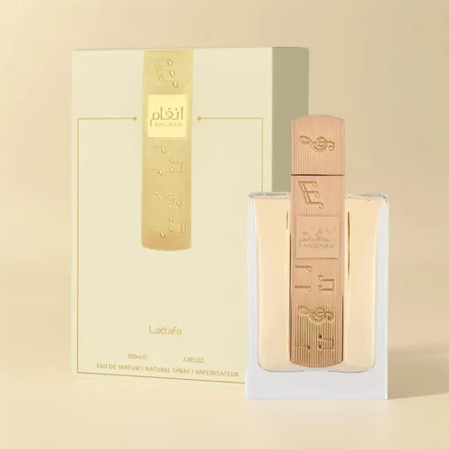 Imagen 2 del producto Perfume árabe de 100ml para hombre y mujer, perfume femenino Angham Unisex, Perfumes duraderos de lujo, notas florales de Oriente Medio para hombres y mujeres