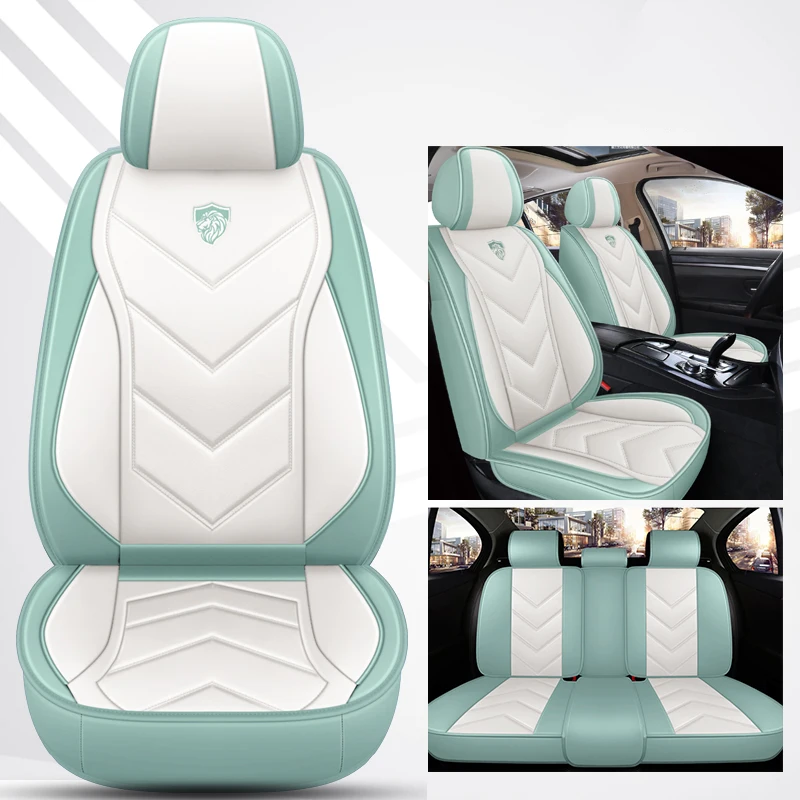 

Универсальные кожаные чехлы на автомобильные сиденья для Jetour Tiggo 3X 5X 7 8 Pro Max Arrizo Ssangyong Actyon Sport Auto Interior Accesorios