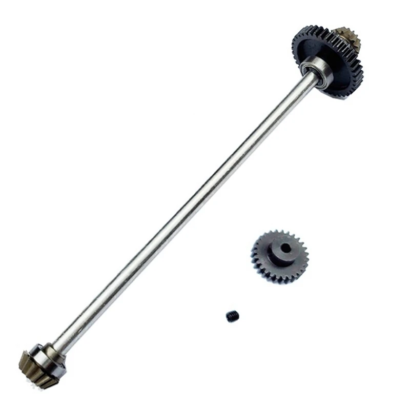 Metal Center Drive Shaft And Reduction Gear 27T Motor Gear For Wltoys A959-B A969-B A979-B 1/18 RC Car Upgrade Accessories