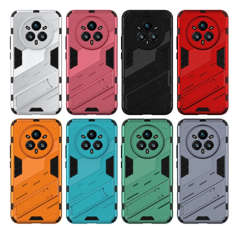 Holder Case For OPPO Realme 14 Pro Plus Cover Realme 14 Pro Plus Capas New Shockproof Bumper Kickstand Fundas Realme 14 Pro Plus