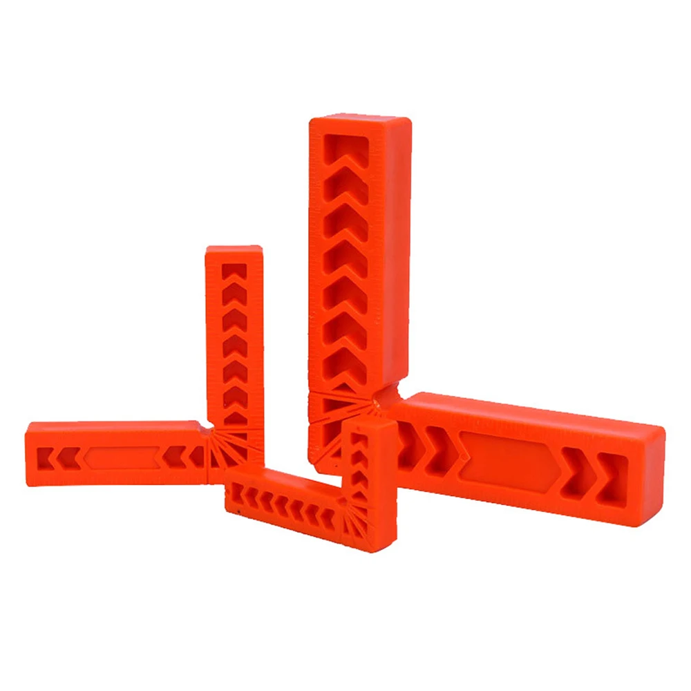 3PCS Plastic Right Angle Ruler Holder 90°Auxiliary Positioner Tool Overline L-Shaped Spacer Fixed Angle Gripper Woodworking Tool