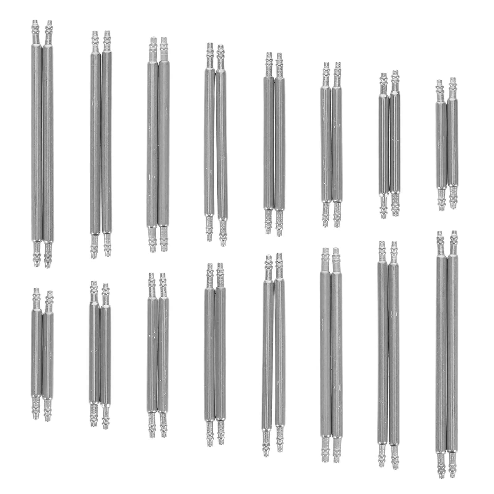 

16 пар прочных пружинных шпилек из нержавеющей стали для ремонта и замены ремешков наручных часов, 14-28 мм