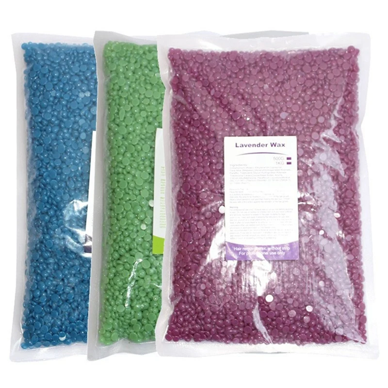 500 جرام حبوب شمع لإزالة الشعر كامل الجسم فيلم ساخن لآلة سخان الشمع نمط 10