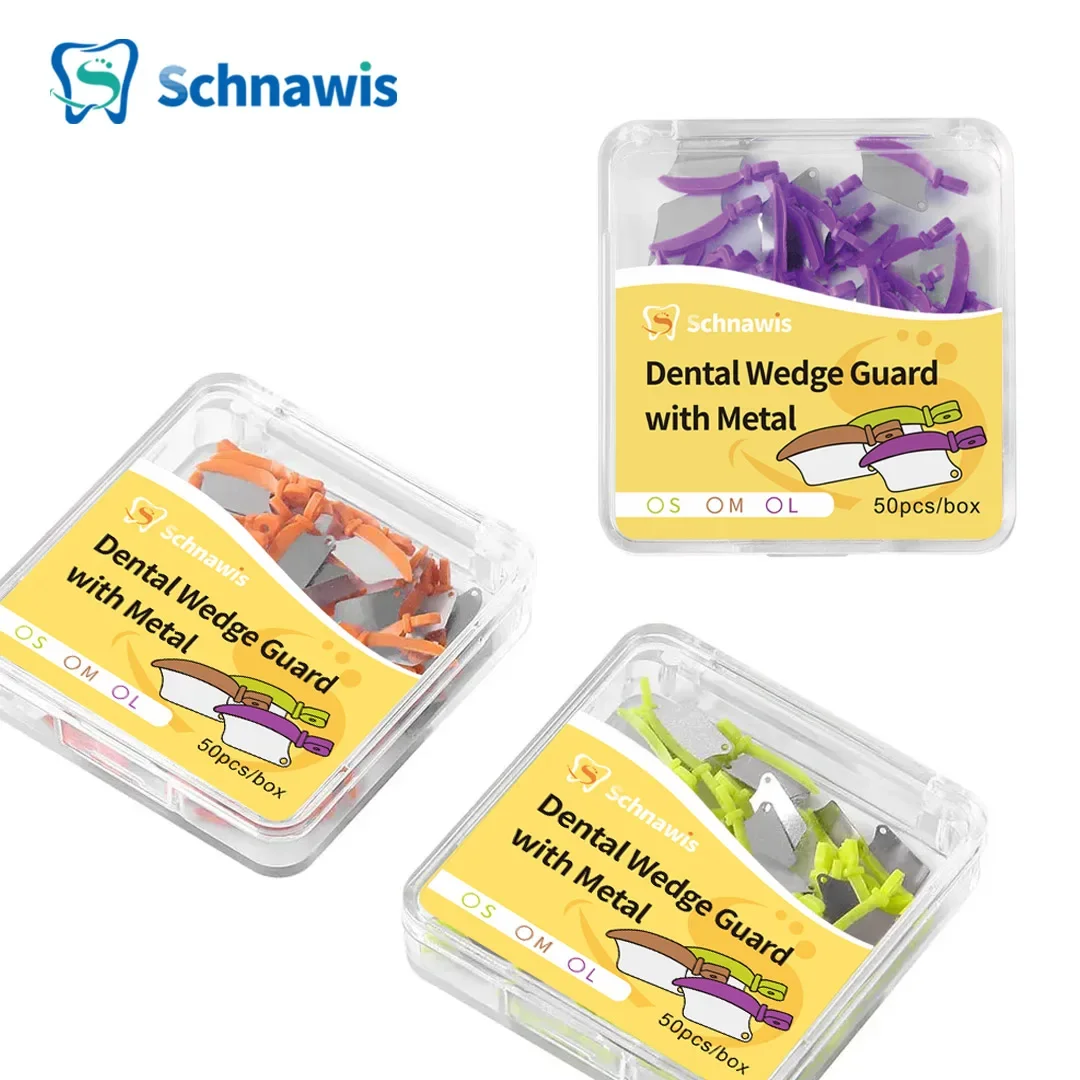 50pcs/box Dental Prime Teeth Interproximal Plastic Wedge With Protection  Dentist Tool Dental Materials Tools