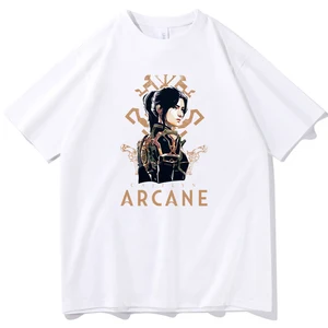 Arkane Staffel 2 Caitlyn T-Shirt O-the Short Sleeve Shirts Geschenk für Fans 11 Hauptverkaufs CERESTO - №5