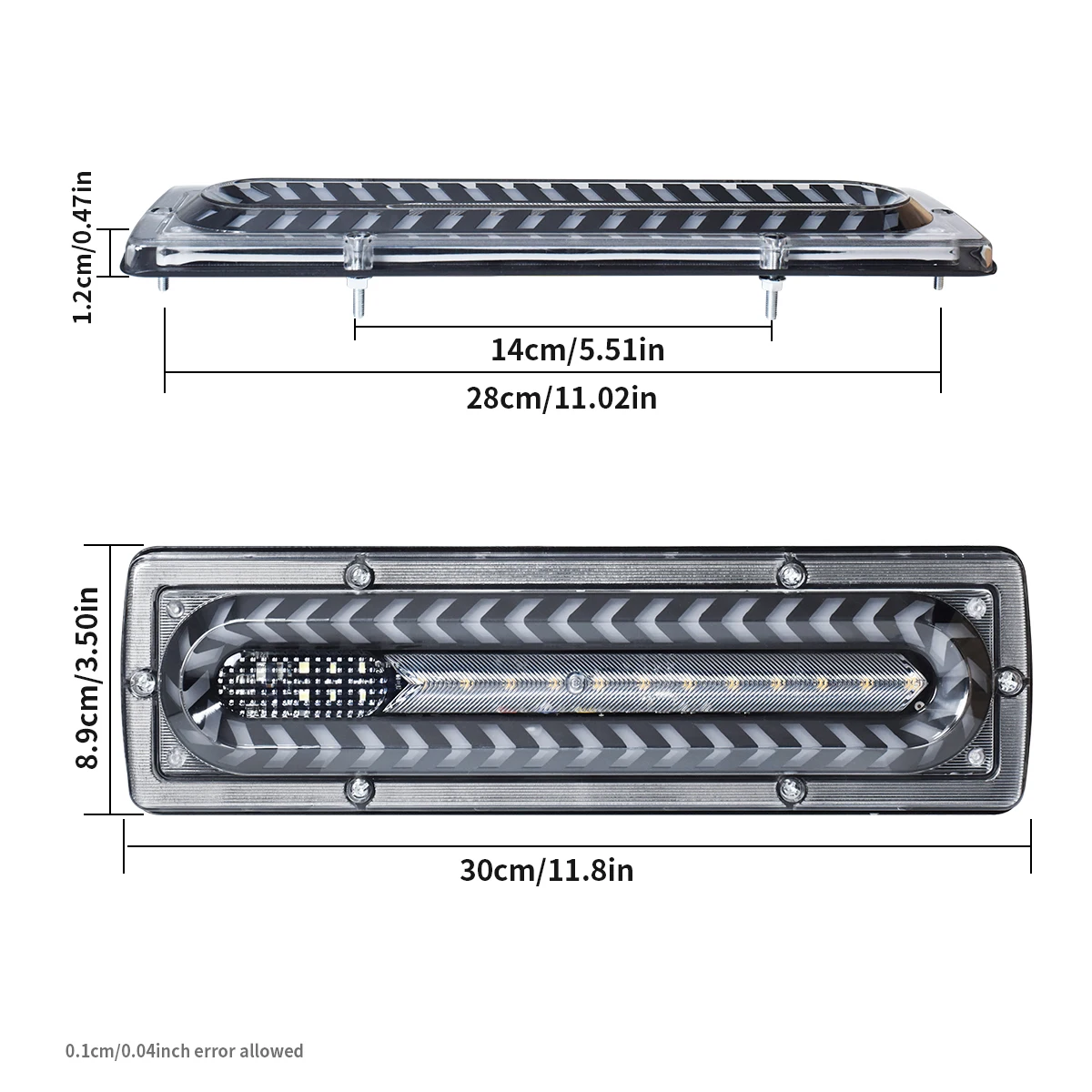 ضوء خلفي LED ضوء فرامل إشارة الانعطاف LED ضوء عكسي مناسب للشاحنات والشاحنات والجرارات والحافلات والسيارات والمركبات الترفيهية