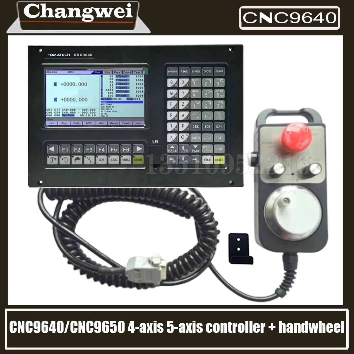 Adtech's Newly Upgraded Cnc9640/Cnc9650 Cnc Controller Replaces Cnc4640 With The Latest Cpu And Large Memory (512mb)